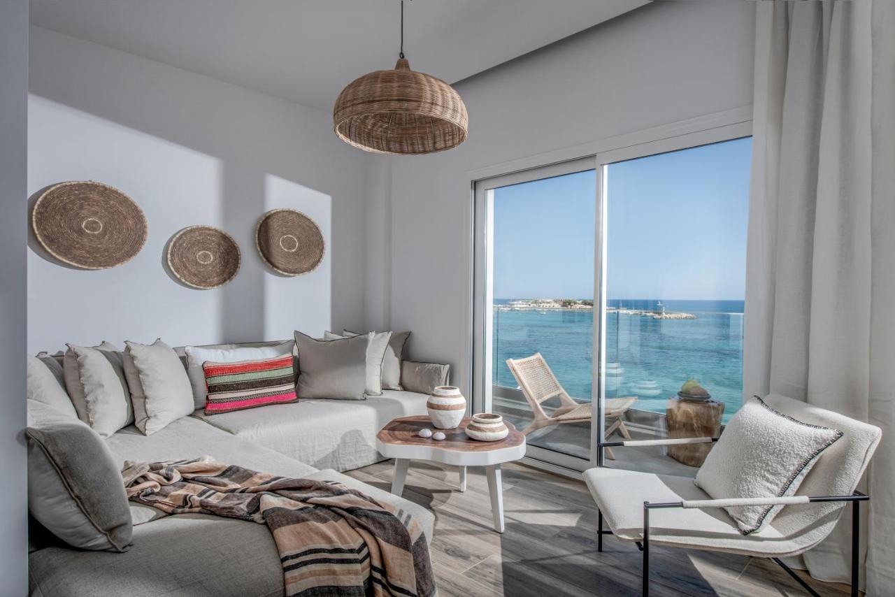 Khroma Luxury Suite 1 Beach Front Apartment Hersonissos  Exterior photo