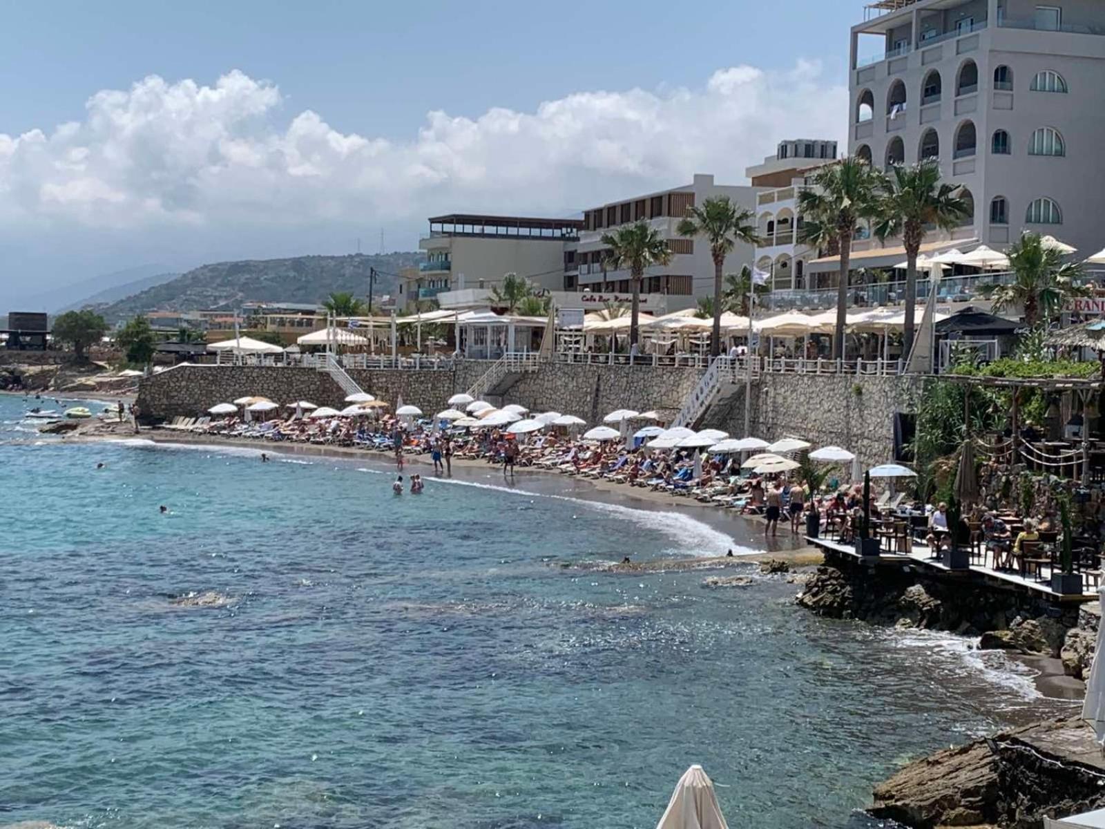 Khroma Luxury Suite 1 Beach Front Apartment Hersonissos  Exterior photo